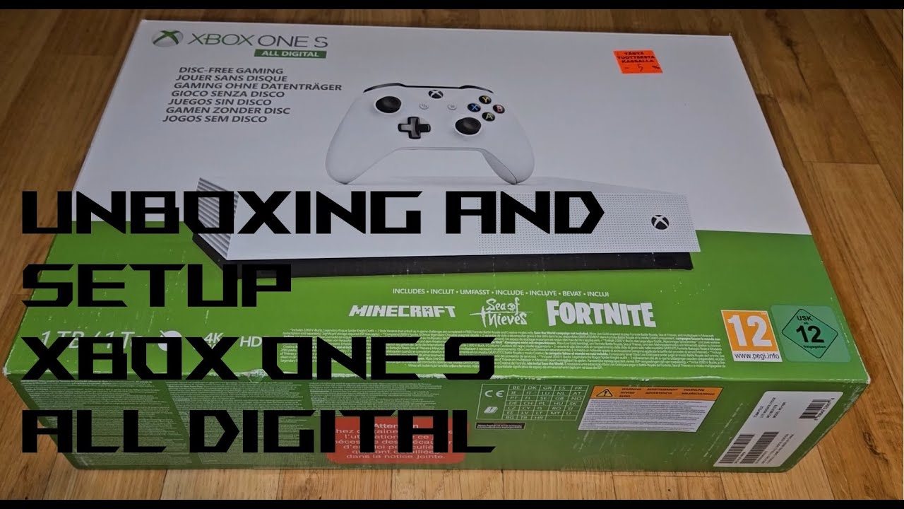 Unboxing and setup Xbox One S All Digital | Cheap Price