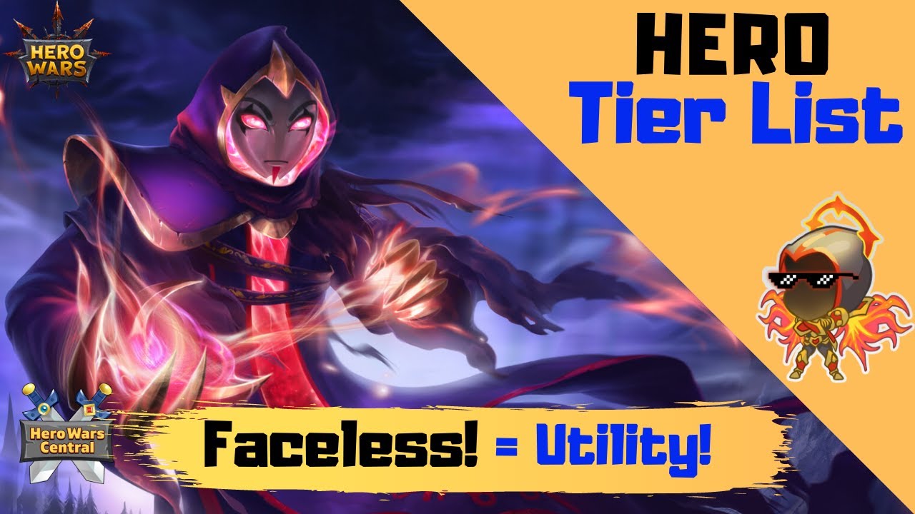 Hero Wars | The Most Utility Hero in Dominion! Faceless Tier List Discussion
