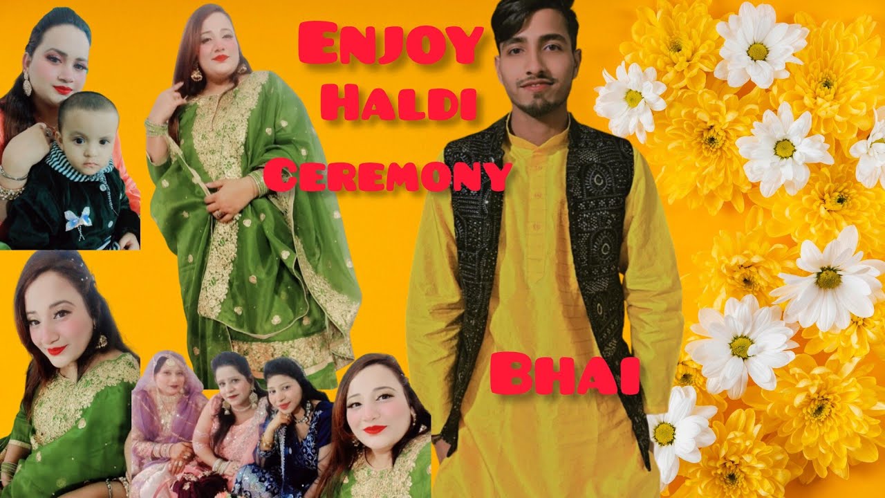 Vilog no 131😍.. haldi ceremony 🥳 full enjoy 😜🌹