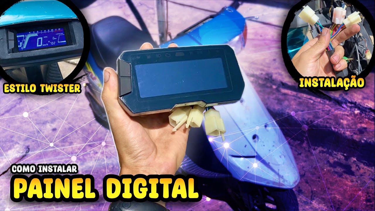 Como instalar painel digital na Suzuki AE50
