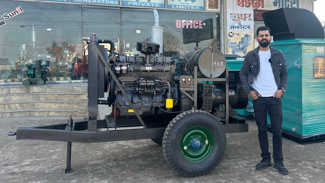 82kva Leyland Generator | 82 kva Generator with 6 Cylinder Leyland Diesel Engine | Chadha Generator