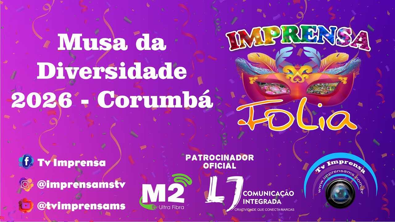 IMPRENSA FOLIA 2026 🎉 | com Todas as Notícias do Carnaval de Corumbá e Região!