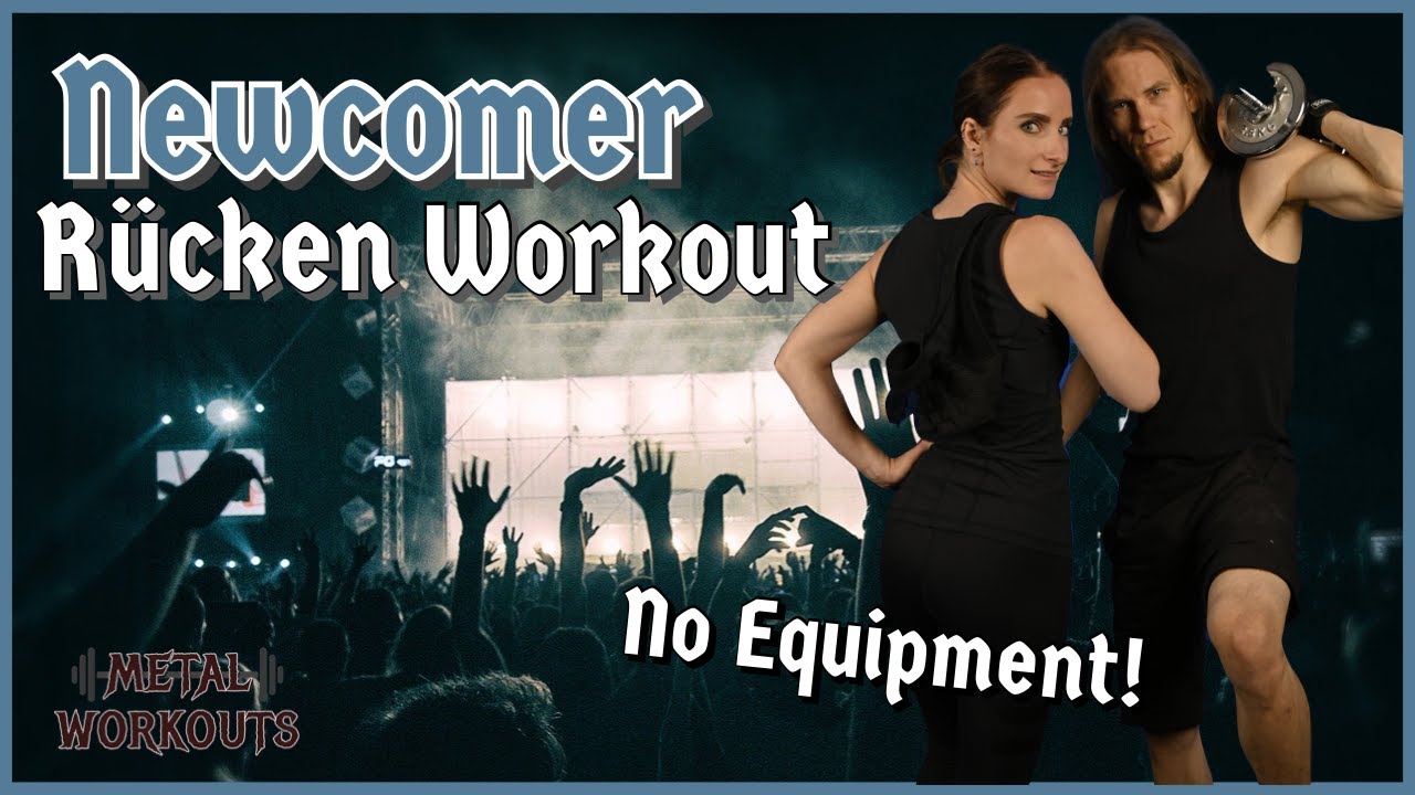 LEICHTES RÜCKEN WORKOUT (10 MIN) - No Equipment!  |  Metal Workouts