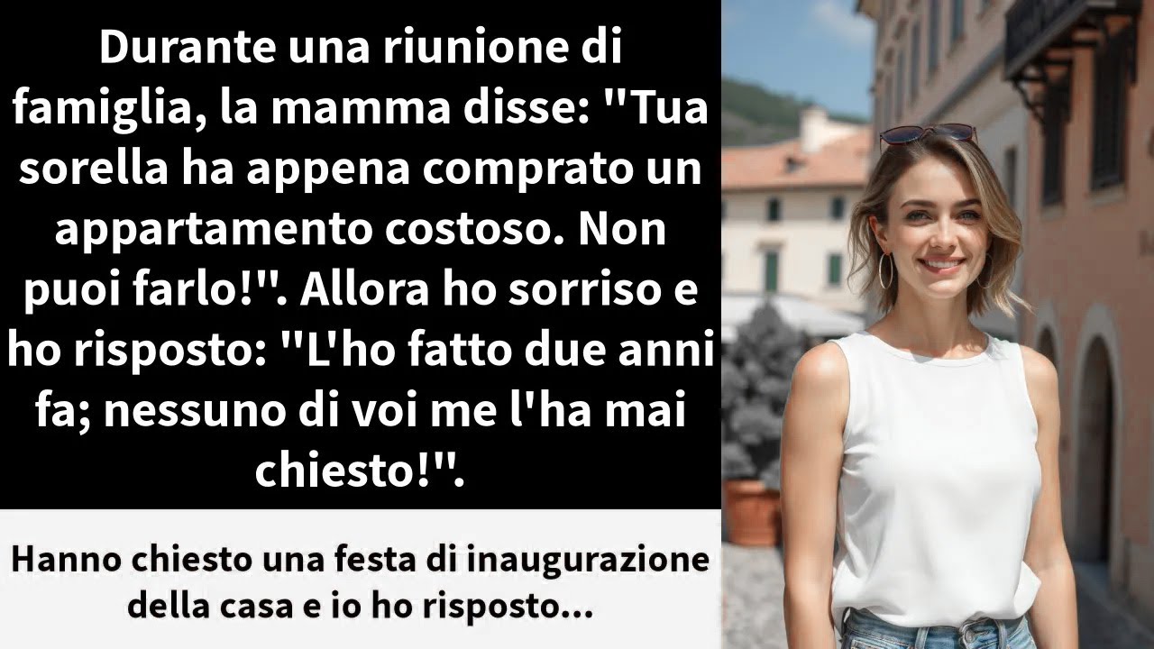 Durante una riunione di famiglia, la mamma disse: