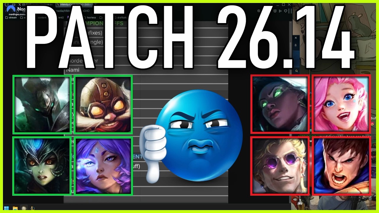 Nemesis reacts to PATCH PREVIEW 26.14! LOCKE NERF... RIOT IS SCARED OF CHANGES?