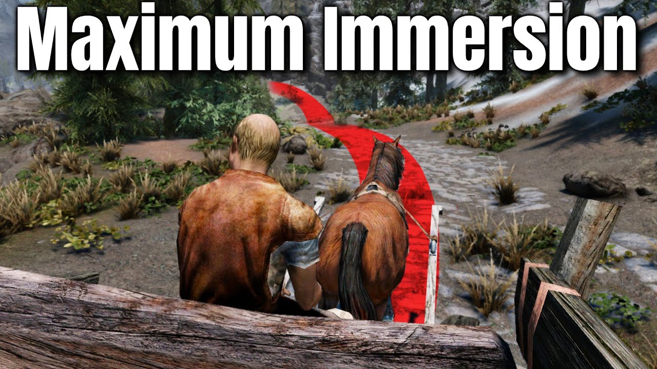 Riding a Carriage from Solitude to Riften (Gone Violent)