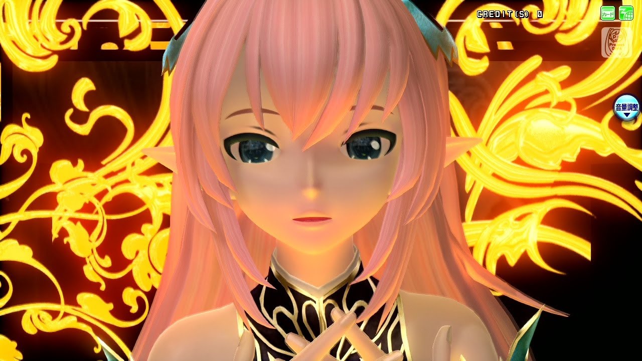 [60fps Full風] BLACK GOLD ブラックゴールド - Megurine Luka 巡音ルカ Project DIVA English lyrics Romaji subtitles