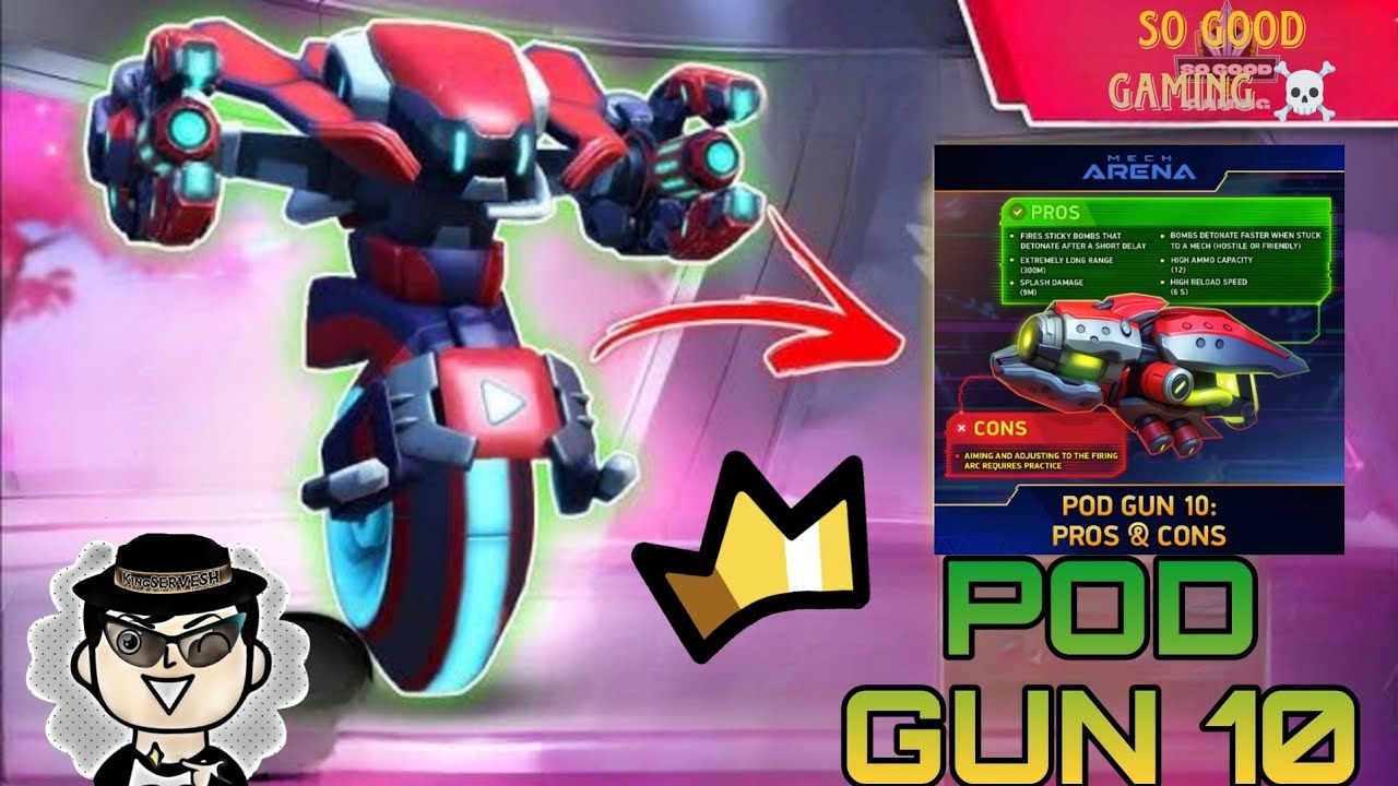 VERY NEW WEAPON 🤩ll POD GUN 10 🔫🟢ll VIPER WITH SUPPORT 😎ll