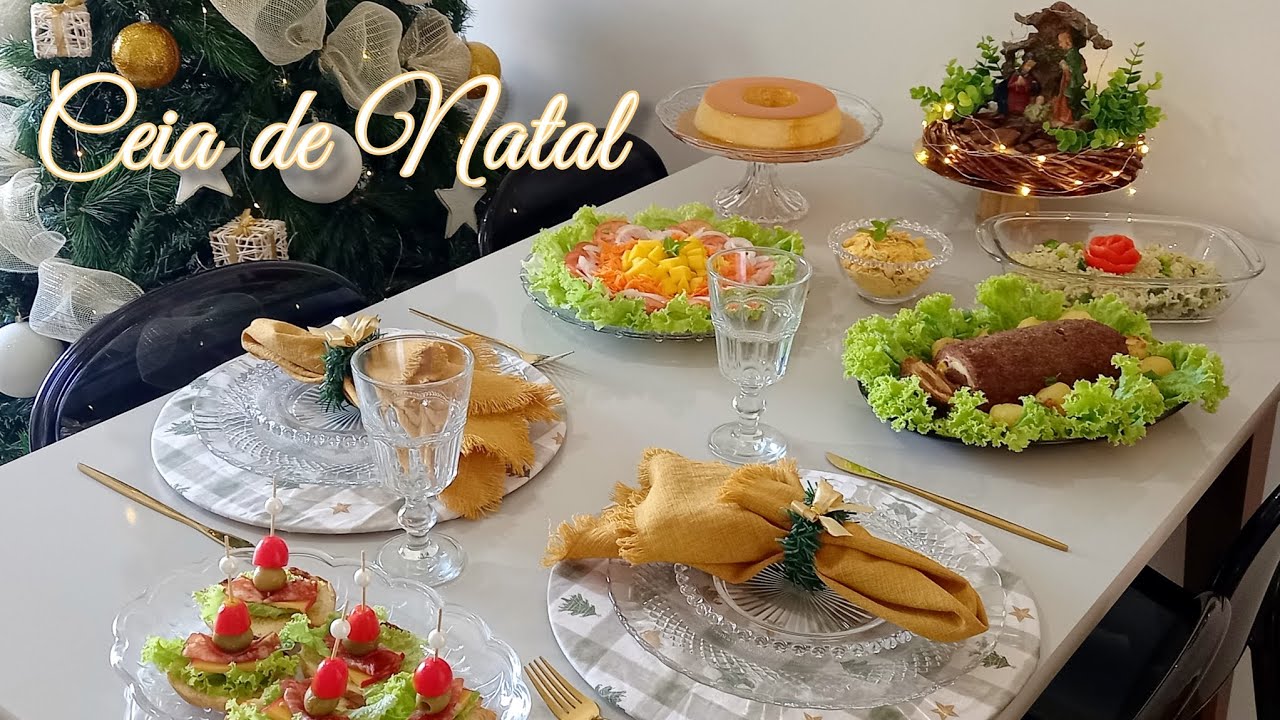 🎄 Ceia de Natal 2025 Simples e Deliciosa | Ceia Completa | Mesa Posta | Nosso Lar 