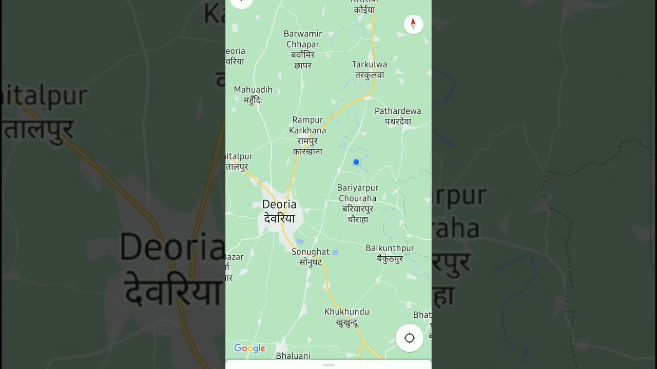 Apne deoria sahar ka map ##DEORIA##