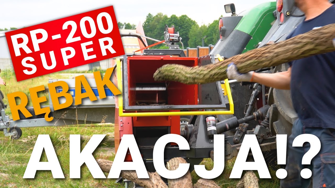 ☆RP-200  SUPER☆ to efektywny rębak do cięcia gałęzi :) AKACJA,DĄB TYLKO TWARDE DREWNO☆!