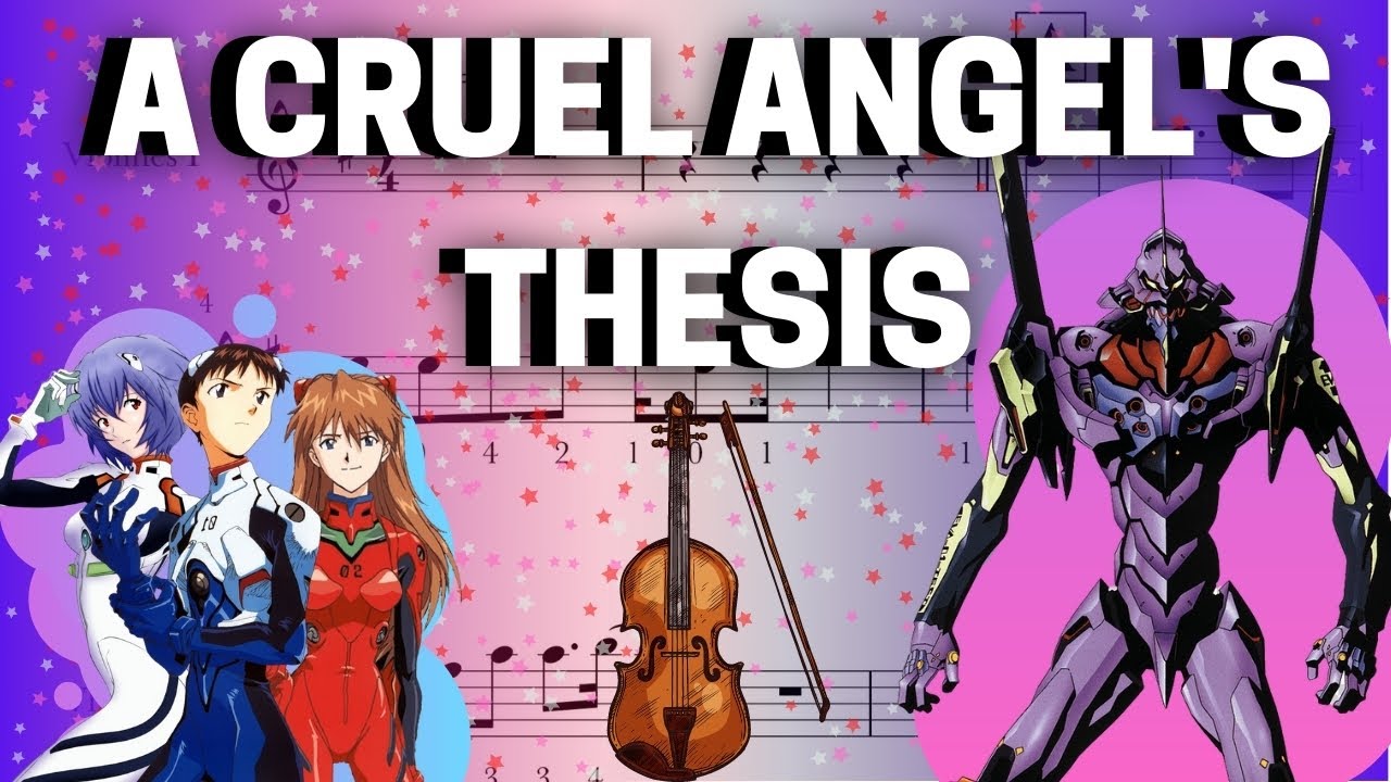 #violinsheet #partituraviolino A CRUEL ANGEL'S THESIS/EVANGELION partitura violino/ violin sheet.