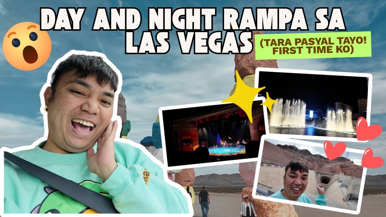 DAY AND NIGHT RAMPA SA LAS VEGAS (TARA PASYAL TAYO! FIRST TIME KO)