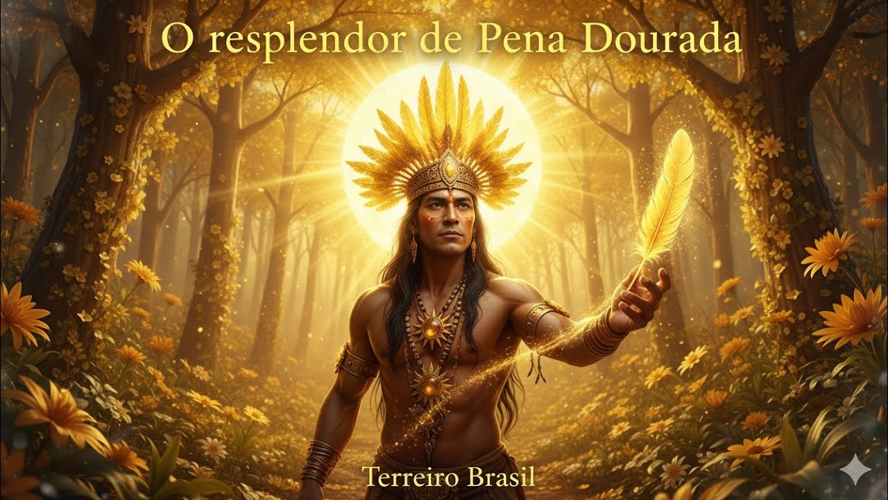 O Resplendor de Pena Dourada - Terreiro Brasil 