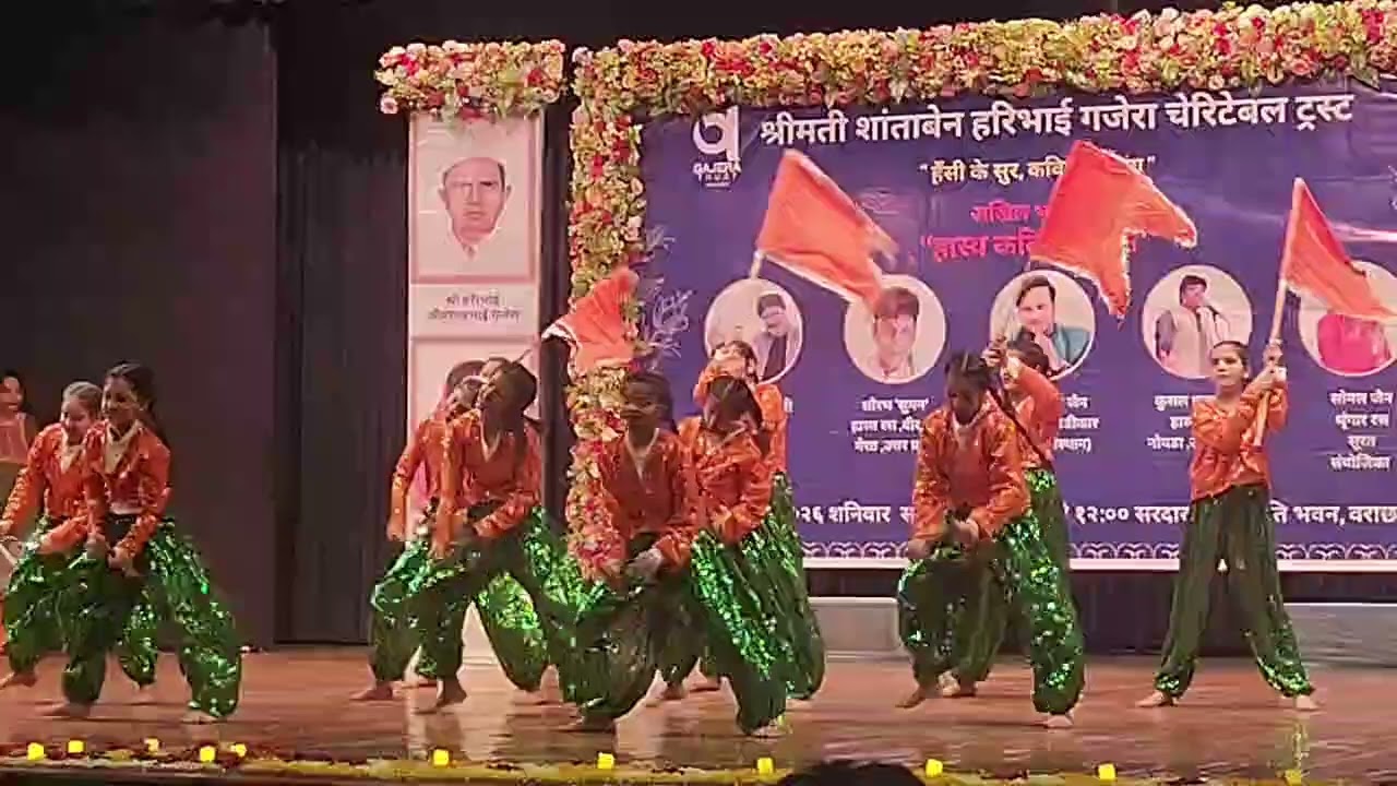 Ganpati morya and Jay Bharat mata
