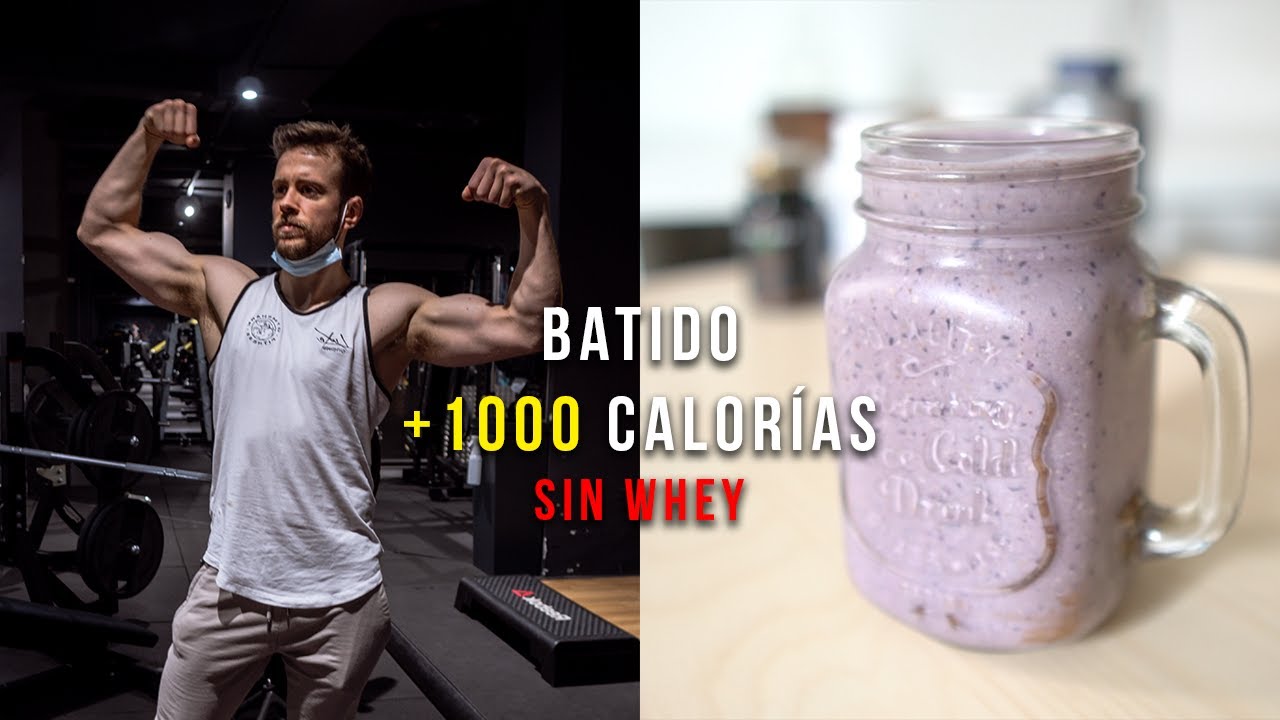 BATIDO Alto En CALORÍAS Para Volumen | Sin Proteína En Polvo