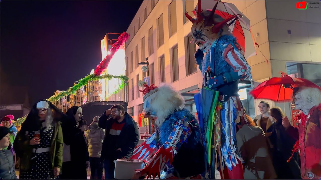 LIECHTENSTEIN  🇱🇮 |  Schaaner Fasnacht 2025  / Night Carnival | SBF Schweiz Bretagne Fernsehen 🇨🇭