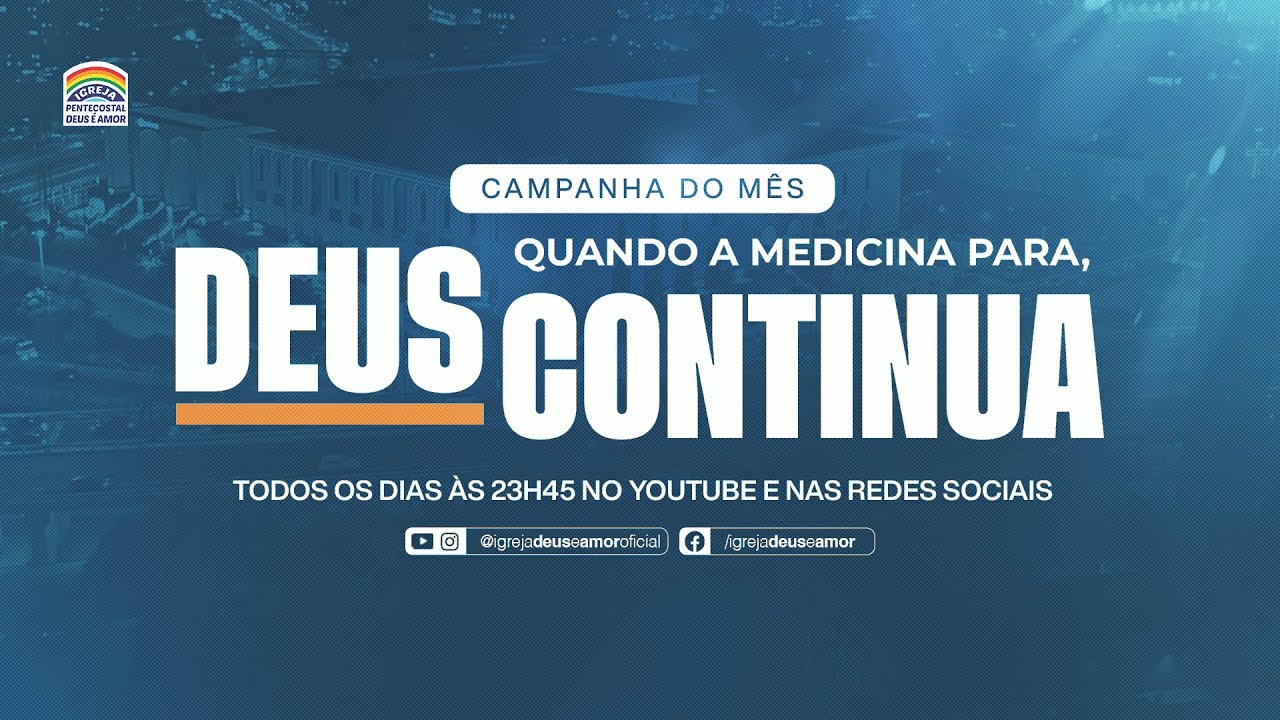 Oração da Meia-Noite | Quando a medicina para, Deus continua | 27/10/2025 | IPDA