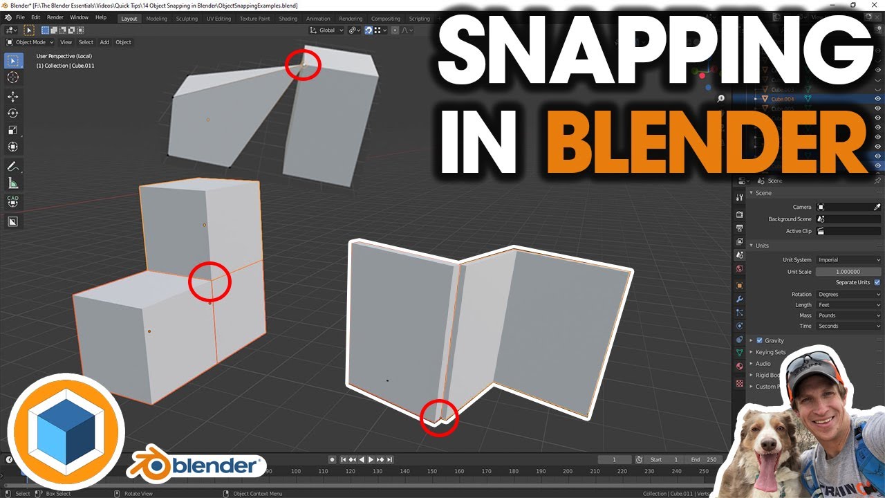 Начало работы с привязкой в ​​Blender! Учебное пособие по инструментам привязки