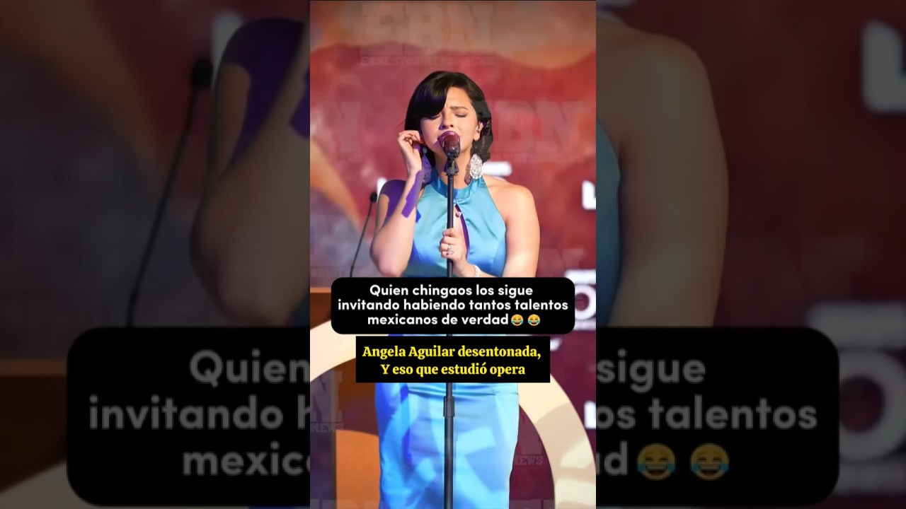 Angela Aguilar desafina 😱 la traicionaron los nervios?