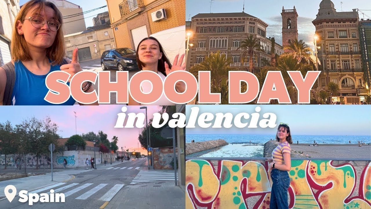 Ein typischer SCHULTAG IN VALENCIA 🇪🇸 Auslandsjahr Spanien