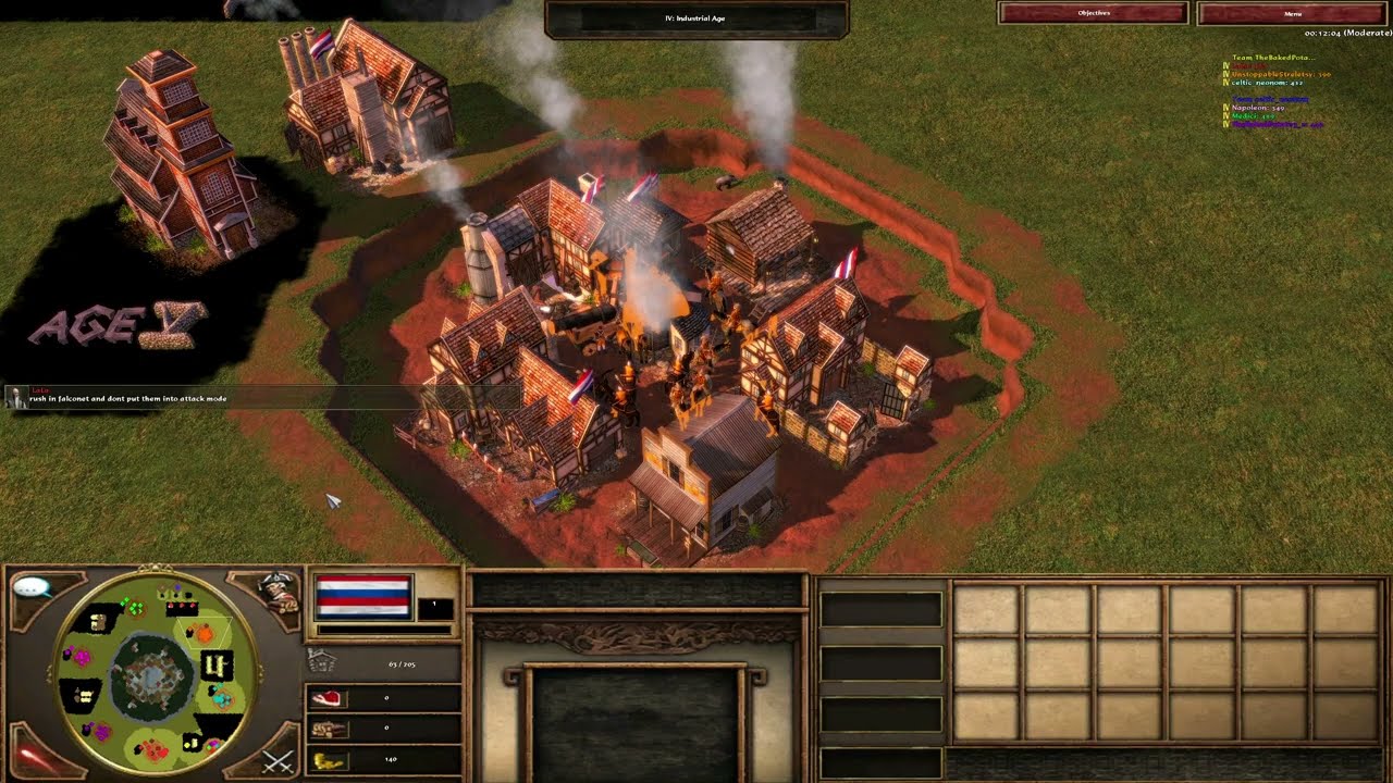 Mid Round Merc Cav and Lil Bombard Surprise Arena 2 vs 3 / Age of Empires 3 The Asian Dynesties