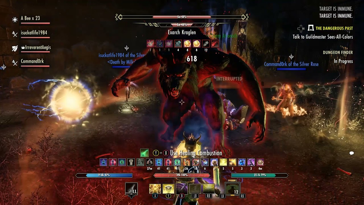 ESO Dungeon Guides: Stone Garden- Kraglen Hard Mode (No Interrupts Strategy)
