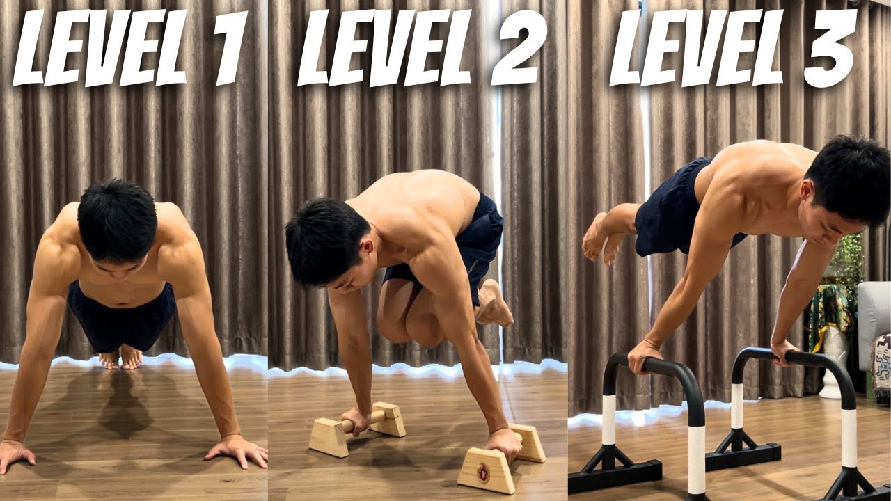 3 Planche Training Levels & Planche Exercises You Should Do For Each Of Them | Planche For Beginners