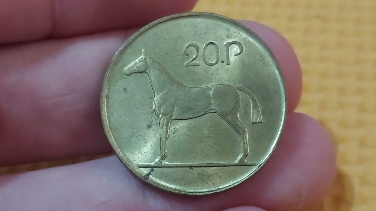 EIRE 1986 20P COIN VALUE + REVIEW HORSE