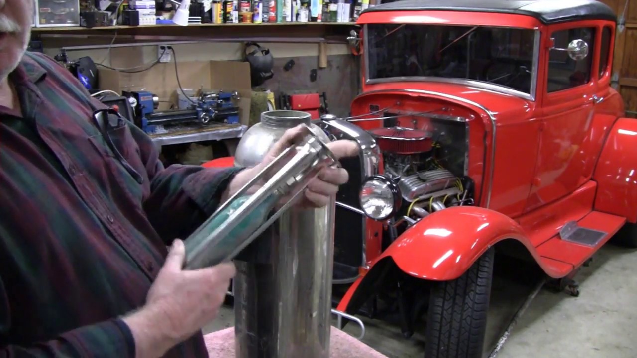 MAKING A FIRE EXTINGUISHER LAMP (part 1)