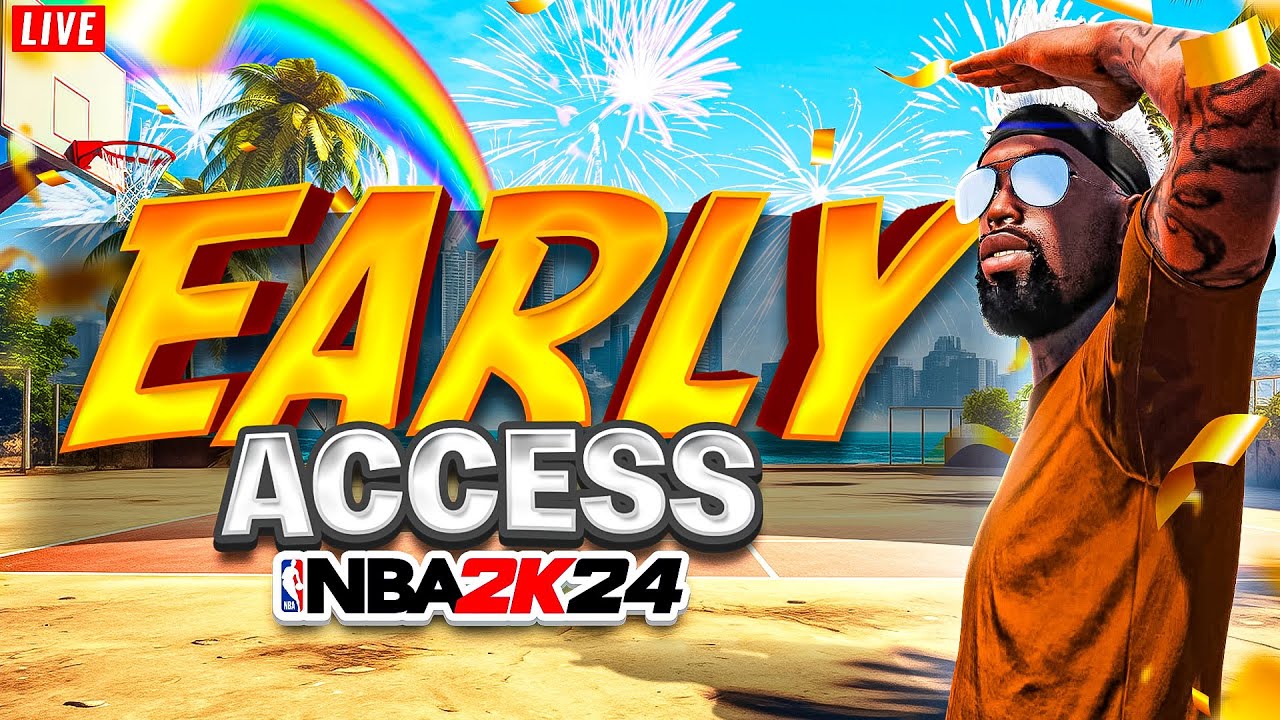 NBA 2K24 EARLY ACCESS & PARK REVEAL (Full-Stream) BEST BUILD & BEST JUMPSHOT w/ NEW REP REWARDS 2K24