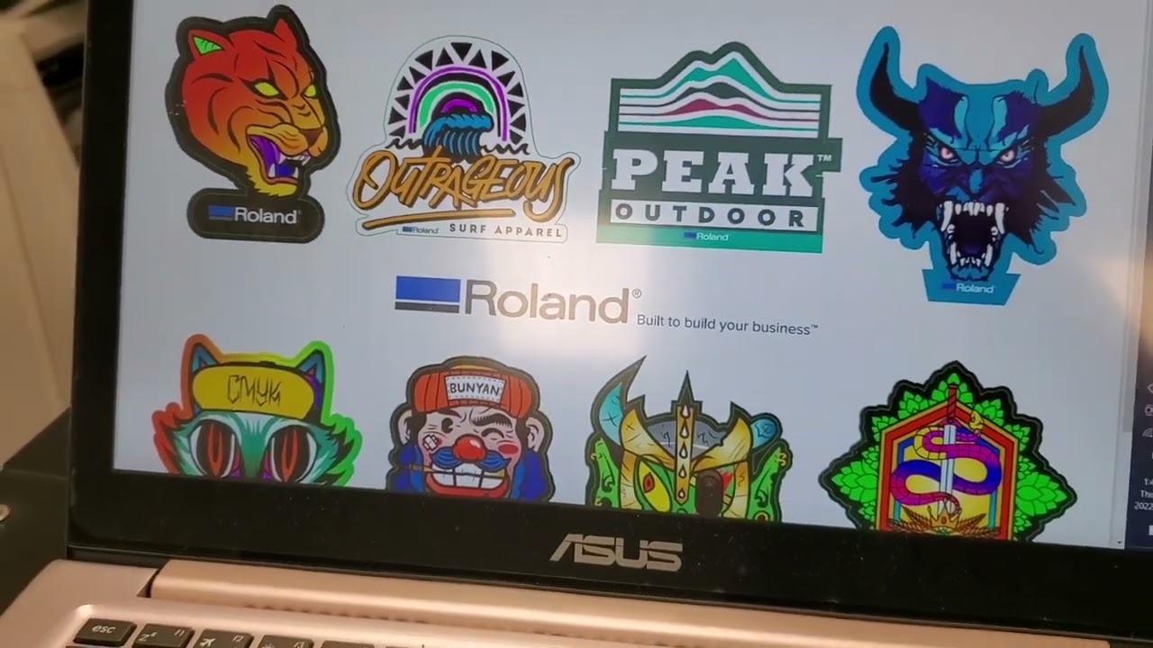 Roland SOLJET PRO4 XR-640 Vinyl Stickers Tinting Decals Wide Format Plotter Printer Print and Cut