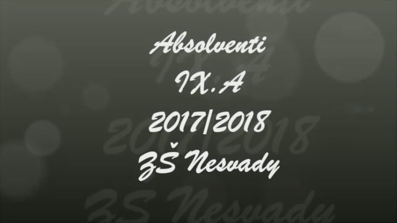 Absolventi 2017 2018 oficial
