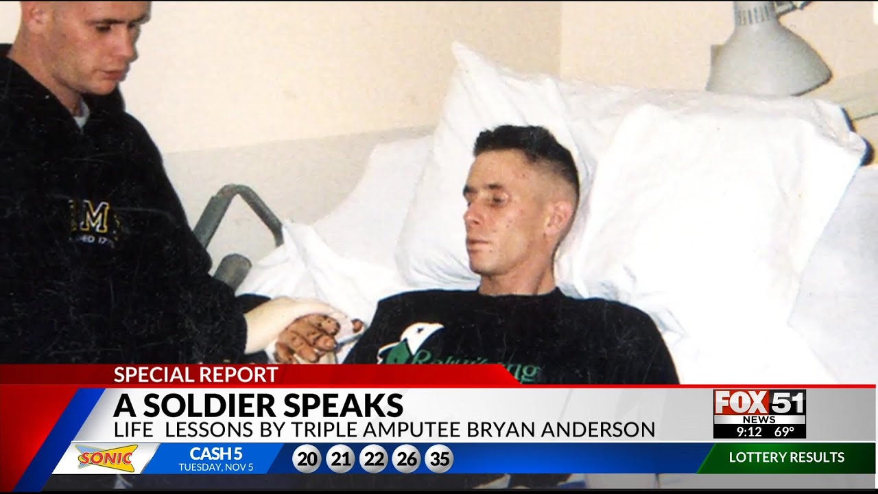 Army veteran shares how he stays positive despite becoming triple amputee
