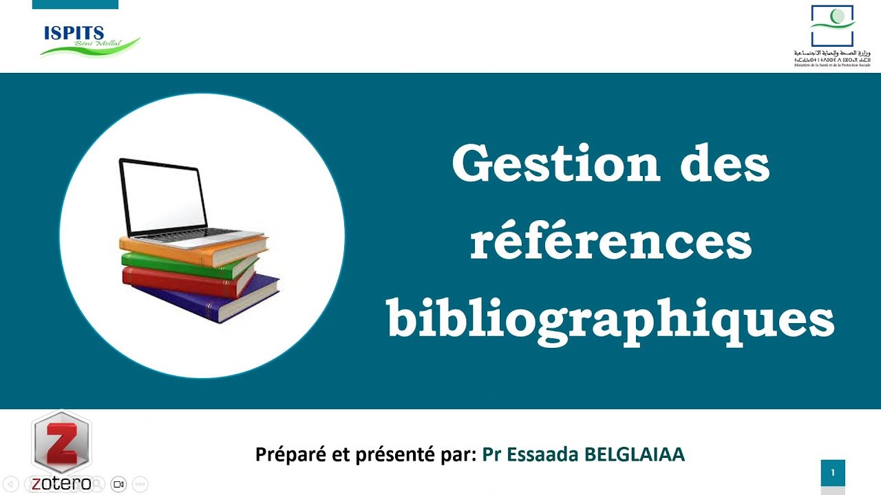 Gestion des références bibliographiques – Tutoriel ZOTERO