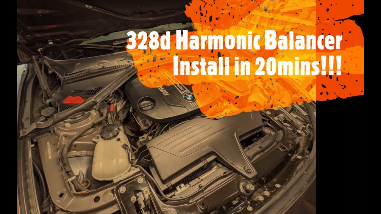 BMW N47 328D Harmonic Balancer Install in 20mins