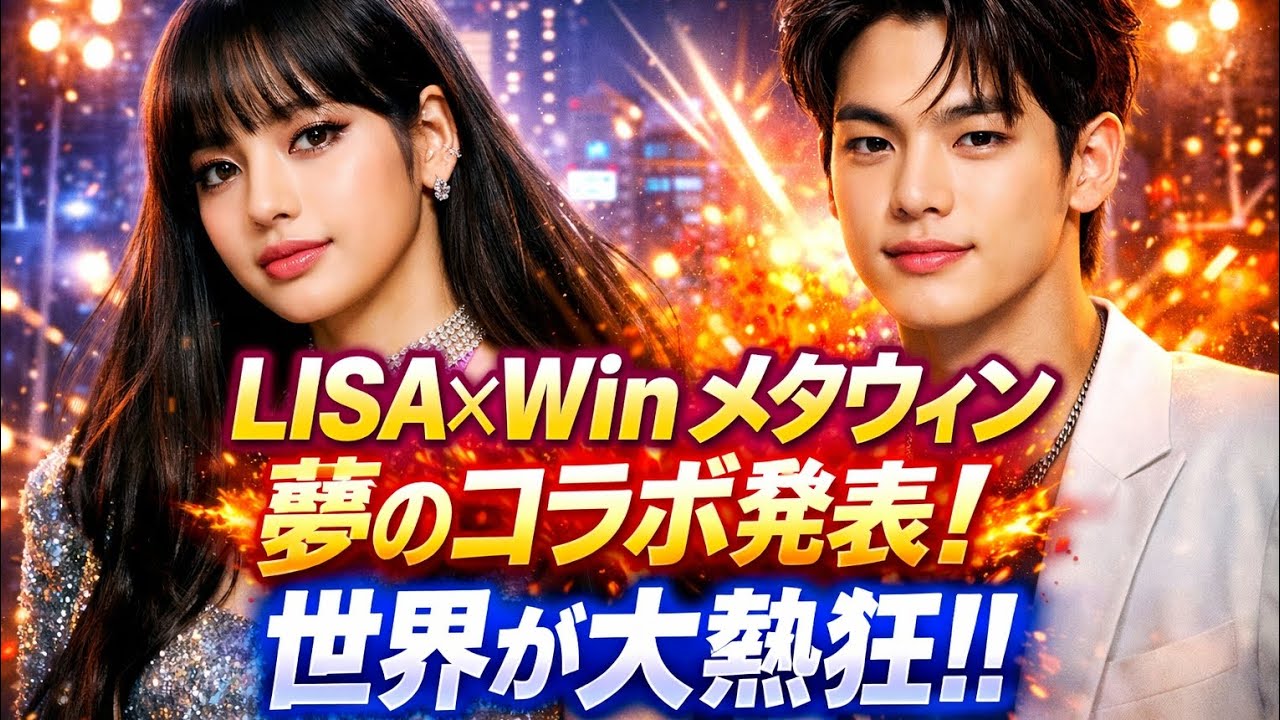 LISA×Win Metawin 夢のコラボ発表！世界が驚いた衝撃タッグ🔥