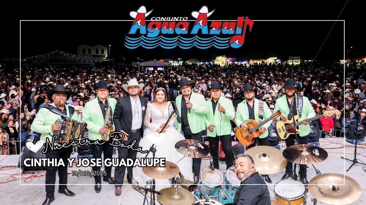 🎥4️⃣Nuestra Boda Cinthia y José Guadalupe desde NCPG Papagayos, Ciudad del Maíz, SLP 19/Dic/2025