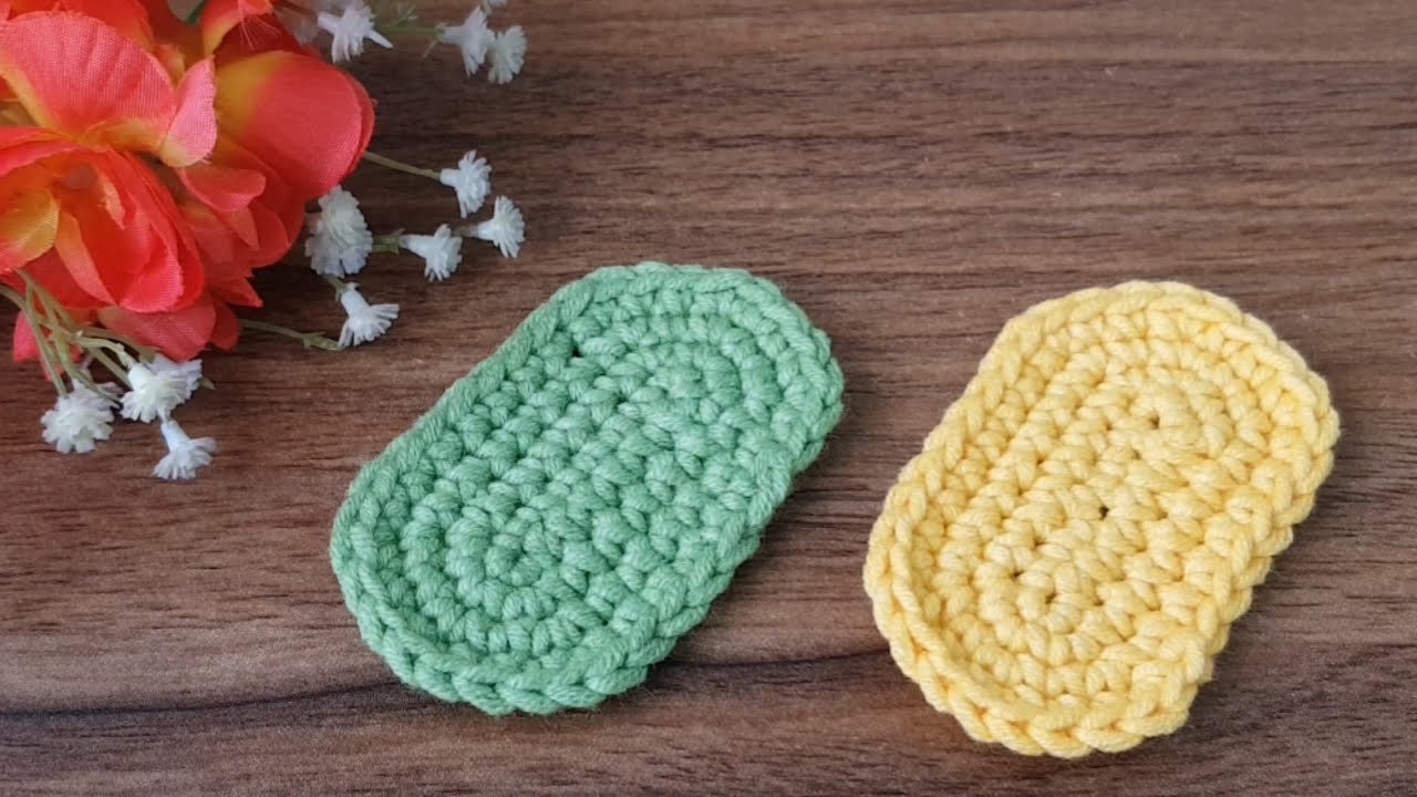 How to Crochet Perfect Oval With No Holes For Absolute Beginners!
