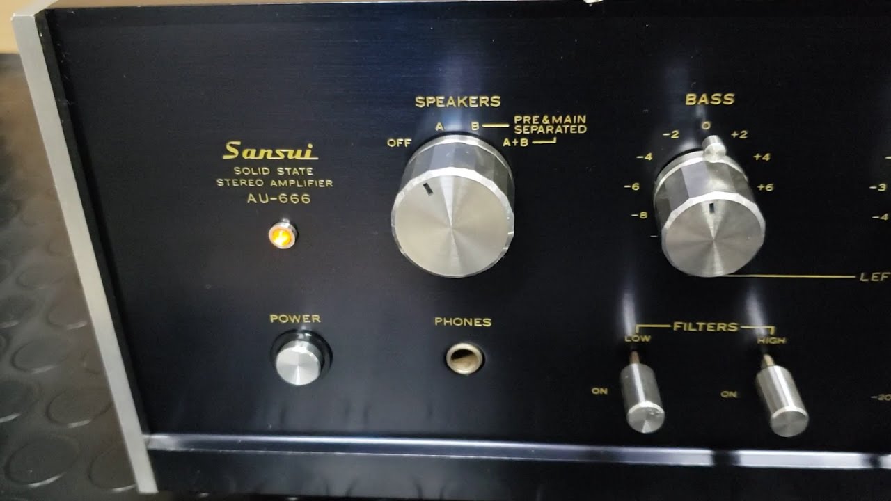 Sansui AU 666 - Fácil Manutenção.