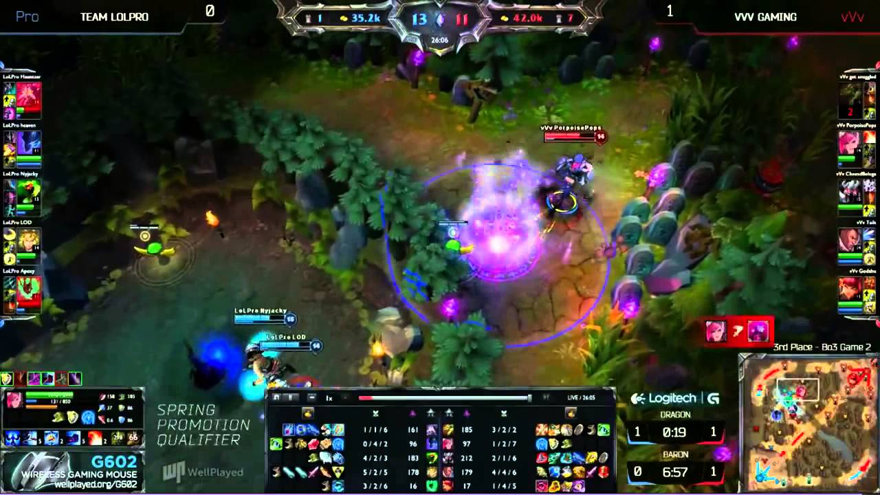 vVv PorpoisePops Blind Baron Steal vs. LoLPro