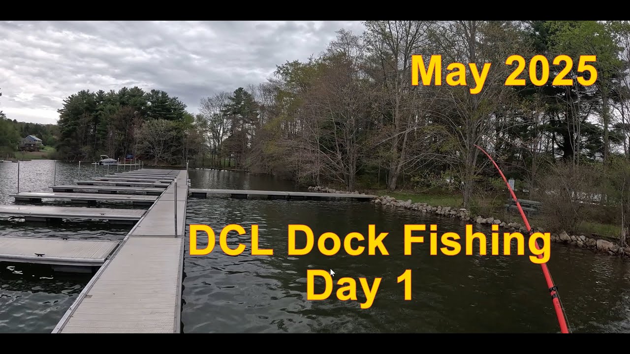 Deep Creek Lake, MD Dock Fishing - Day 1