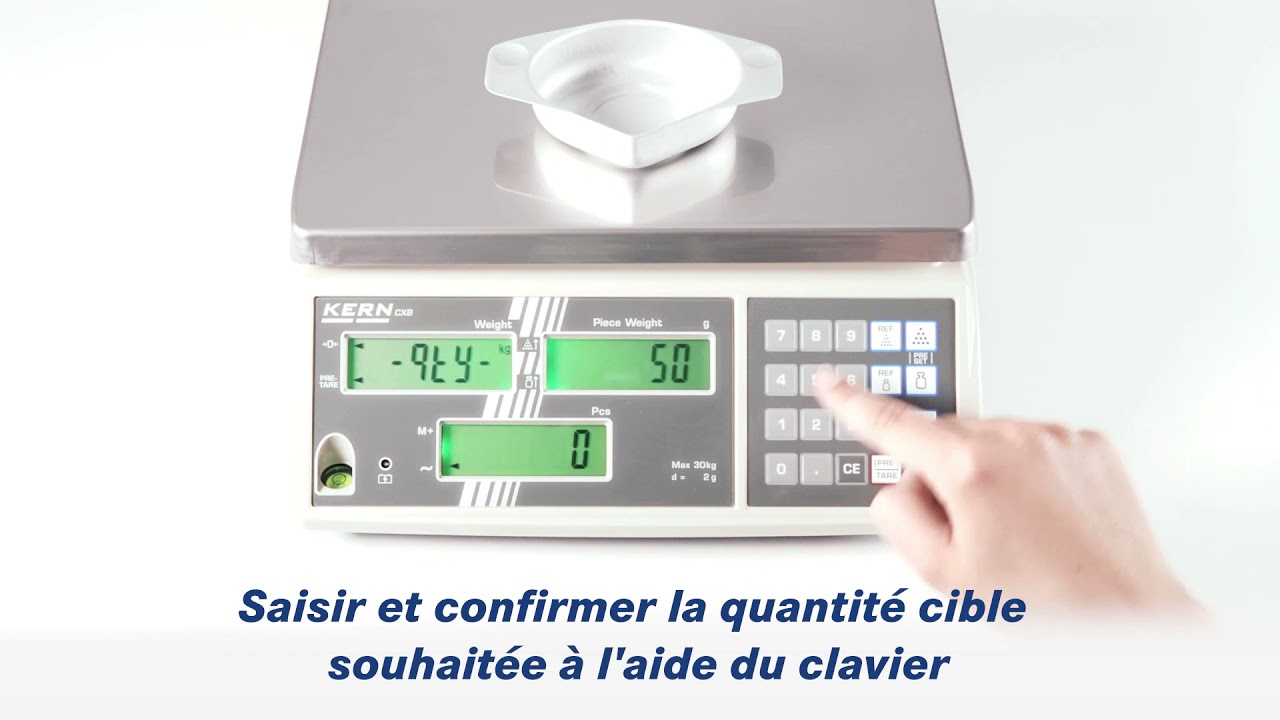 Balance de comptage CXB | Metil Industrie