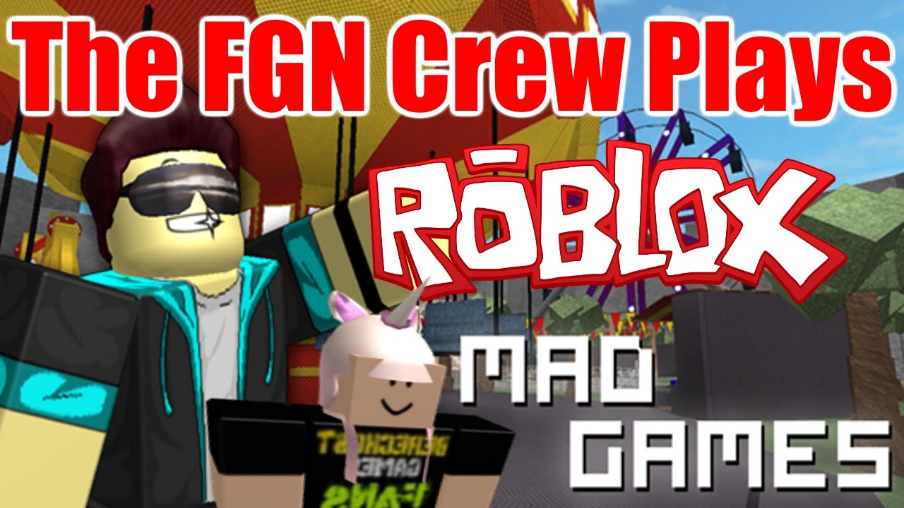 The FGN Crew Plays: ROBLOX - Mad Games Psycho Cat