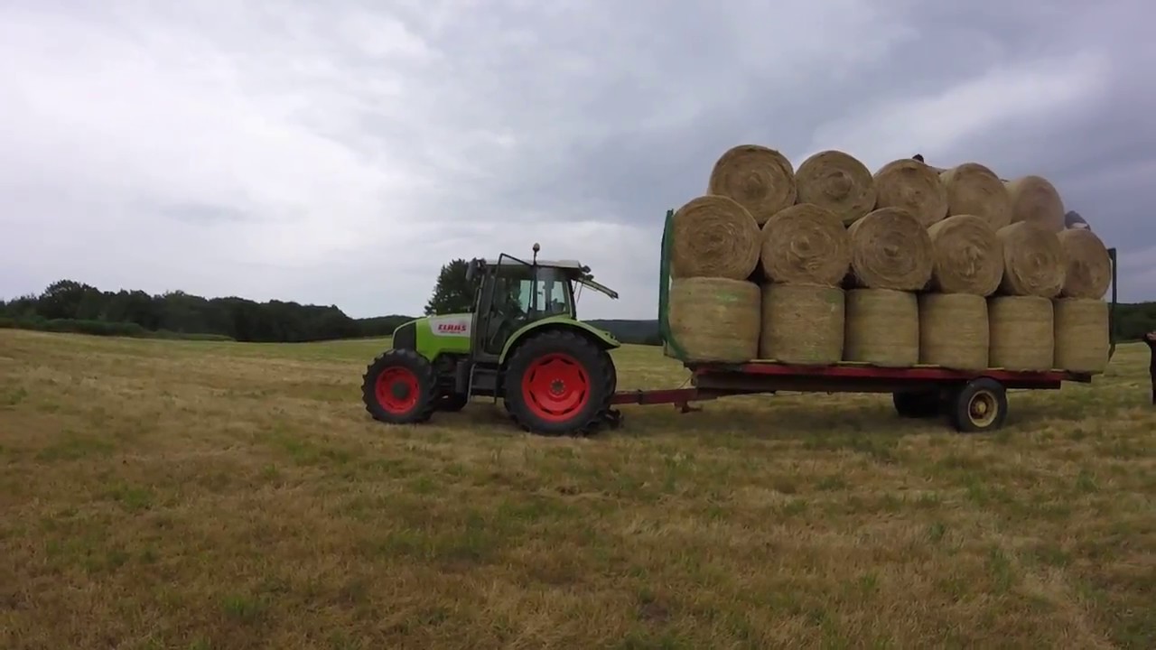 énorme chargement de foin 2017 [GoPro]