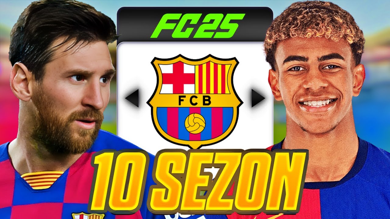 REKOR ŞAMPİYONLAR LİGİ REBUILD ! 10 SEZON BOYUNCA BARCELONAYI YÖNETTİM ! EA FC 25 KARİYER MODU