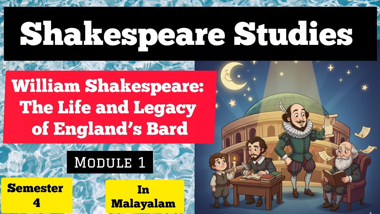 Shakespeare Studies - William Shakespeare: The Life and Legacy of England’s Bard in Malayalam 