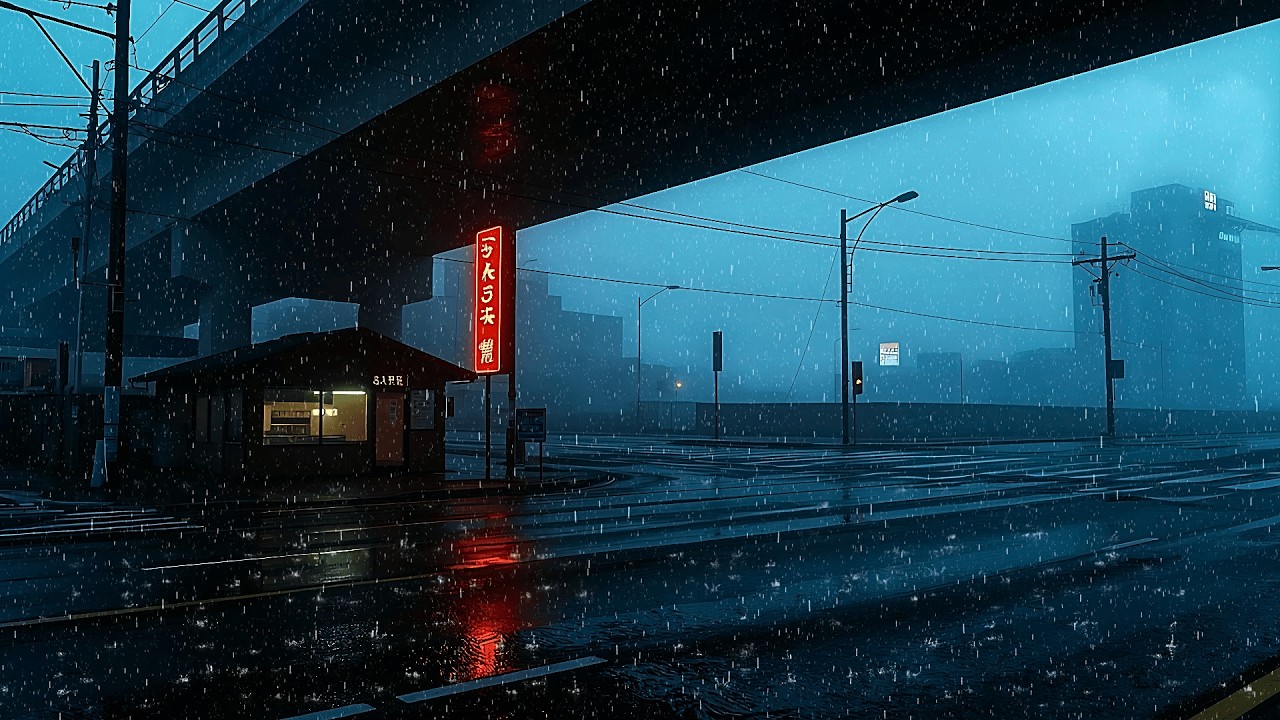 Tokyo After Midnight 🌙 Soft Rain & Mellow Lofi Beats for Deep Sleep