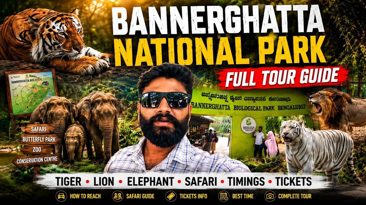 🐅 Bannerghatta National Park Bengaluru Full Tour Guide 2026 | Safari, Zoo, Tickets & Timings
