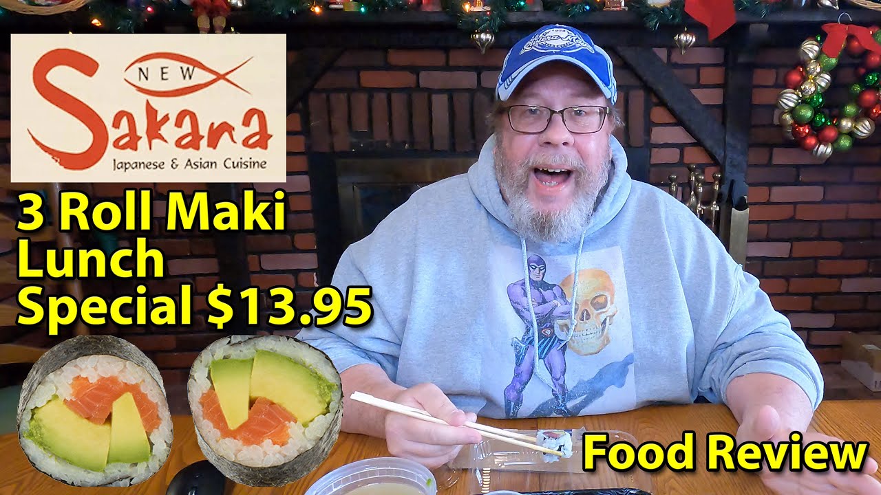 LONG ISLAND EATS | New SAKANA Japanese & Asian Cuisine | 3 Role Maki Lunch Special | JKMCraveTV